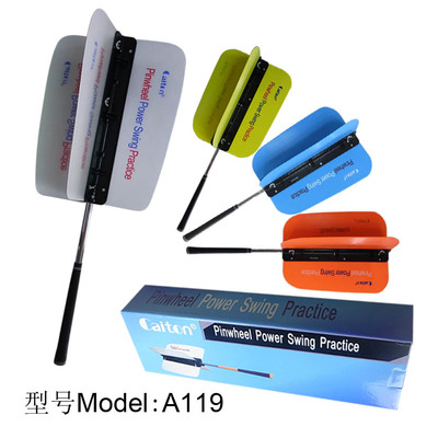 风力助推挥杆精准 正品高尔夫练习器教学演示全解析